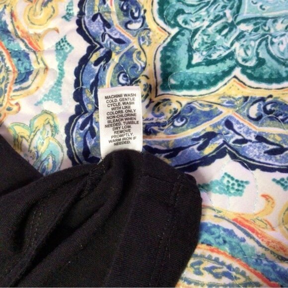 Cato medium Black Sleeveless Tank Top (5L) - Picture 7 of 7